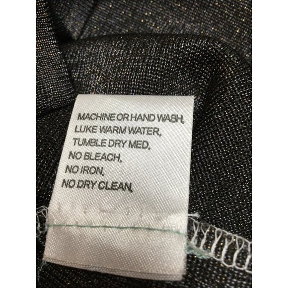 Misook Woman 1X Ombré Striped Cardigan Sweater Blazer Jacket Dressy Metallic - Picture 5 of 10